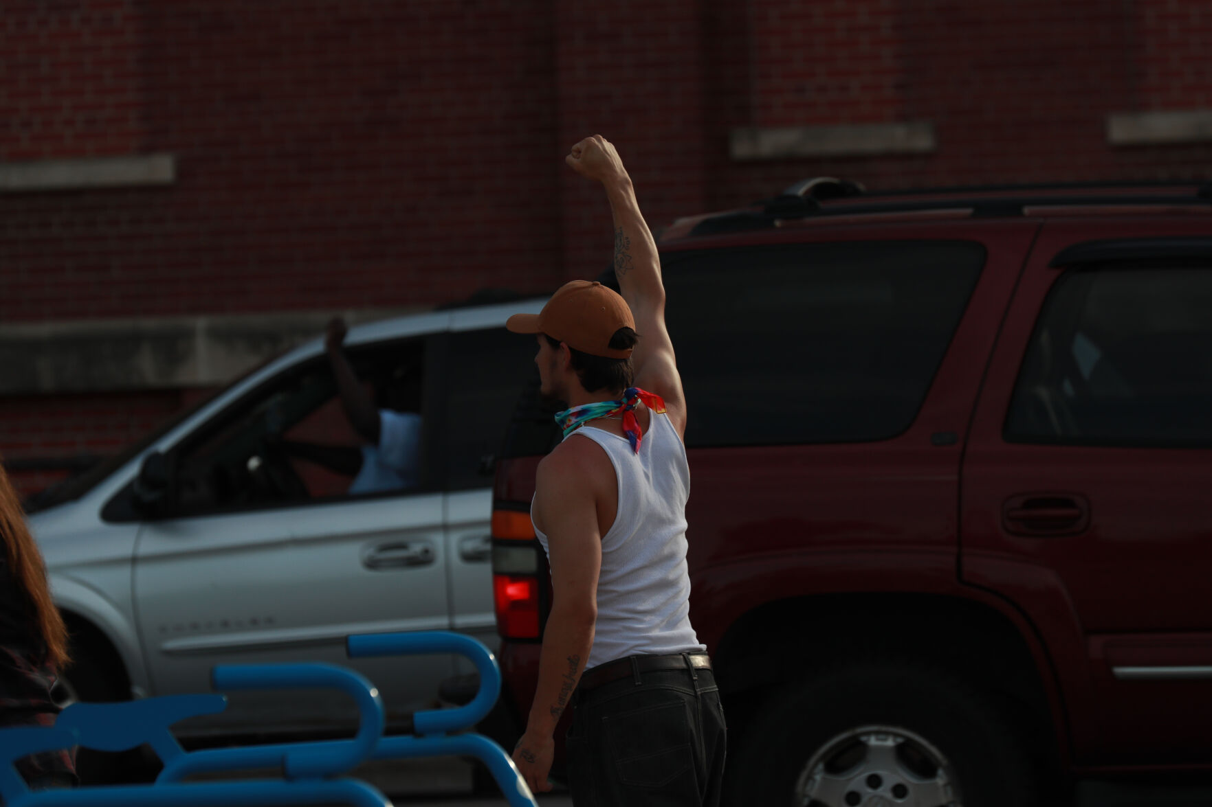 Tuesday night protests in Grand Island
